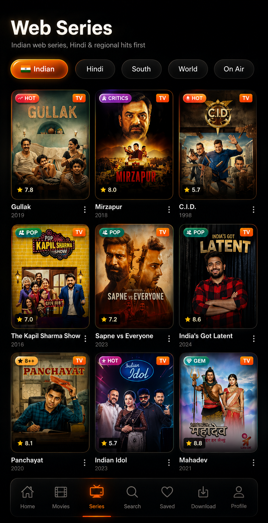 FilmyBazaar web series — India and Pakistan